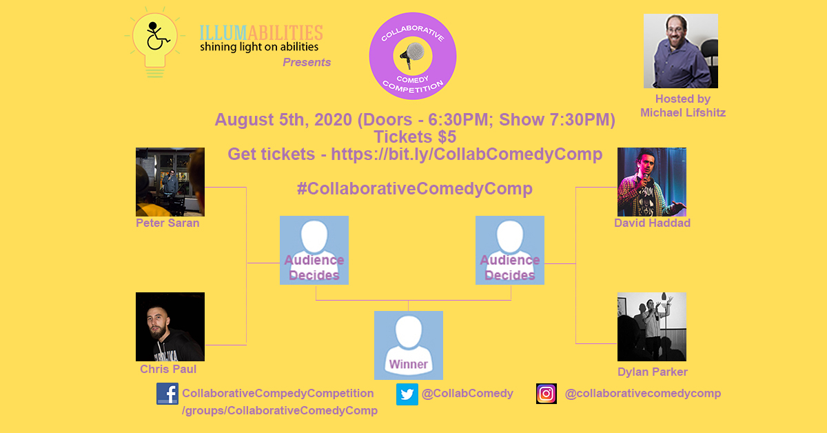 CollabComedy's tweet photo. Pls RT - Join us as #CollaborativeComedyComp returns to live shows Aug 5th. See ticket link (https://t.co/HNMMeC9jui) for COVID safety measures in place and to reserve your tickets. #SpreadLaughsNotGerms #StandUpComedy meets #improv https://t.co/vE91hf6soF