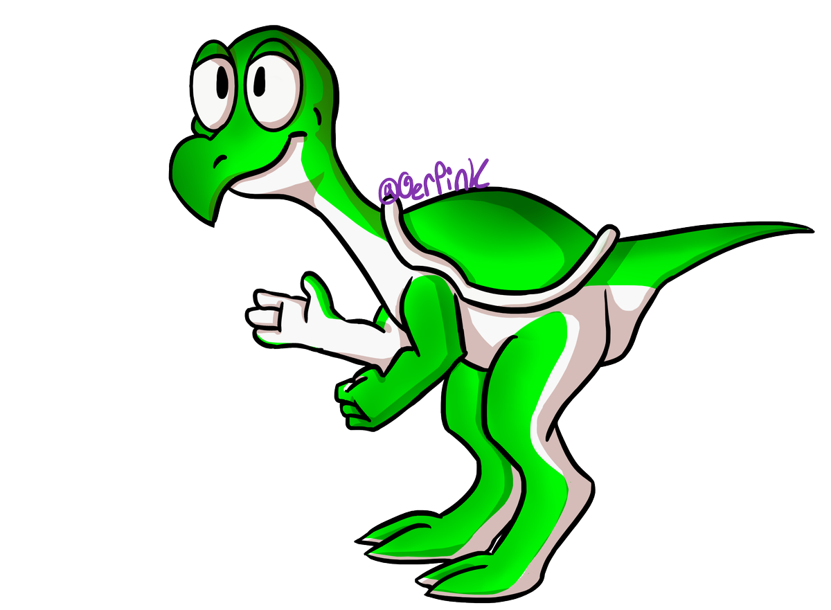 Oerpink's tweet photo. heres the beta yoshi flying and spitting his fire! its weird to think that in some alternate reality we could have this as our yoshi.
i also gave him toes just cause.
#betaYoshi #yoshi #gigaleak #digitalart #art https://t.co/2fRjVJikQR