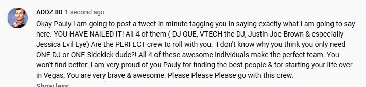 Crockett1120's tweet photo. https://t.co/amaNHurW36 (Click Link Tweeps) @PaulyShore #DJQUE @VtechTheDJ @justinjoebrown @jessicaevileye You have captured lightning in bottle with this crew Pauly! Please employ them all as your new team. You won't get any better than this bro. I followed them all on Twitter⚡️ https://t.co/ZktRub25D1