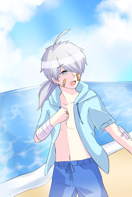 浜辺のtwitterイラスト検索結果 古い順