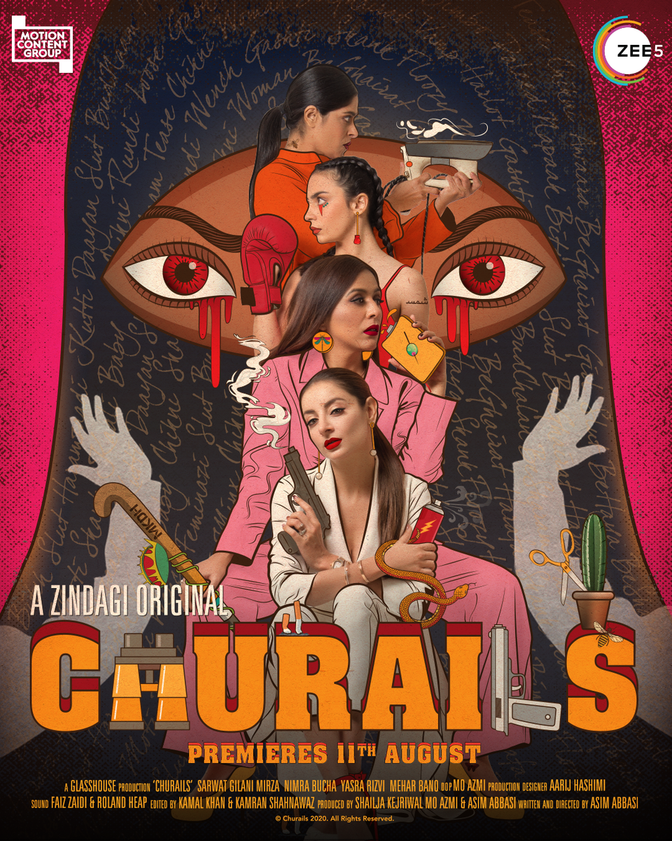 BaatCheetPoint's tweet photo. Baat Cheet Point: Asim Abbasi's Brand New Show 'Churails' set to rel... https://t.co/cfyVOcIqSK 
#Zee5 #ZeeZindagi #Churails #WeAreChurails #AsimAbbasi #humairakhan #baatcheetpoint https://t.co/m7TUKCMNlj