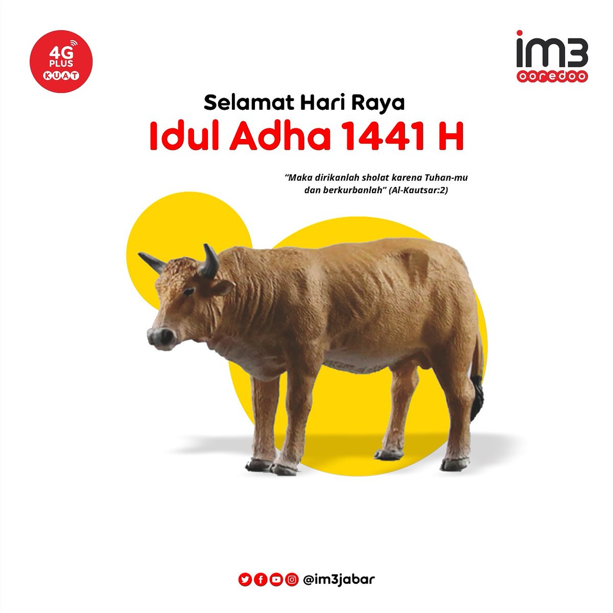 Qurban adalah semangat berbagi. Damai di hati. Semoga keikhlasan selalu ada dalam diri, untuk senantiasa selalu berbagi. Selamat Hari Raya Idul Adha 1441 H