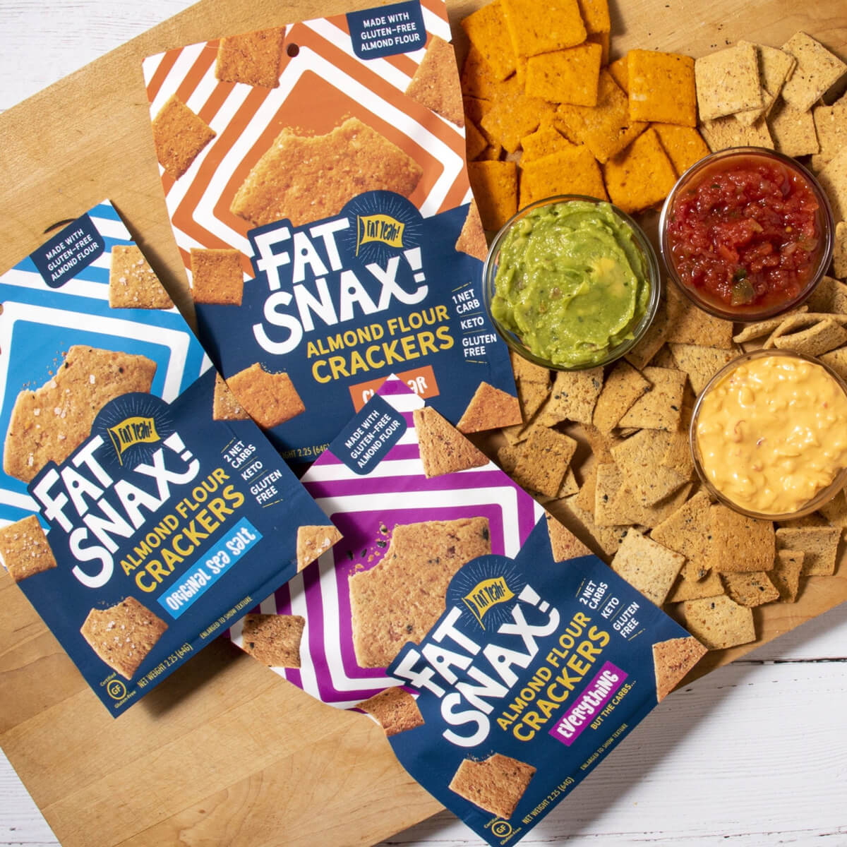 midlifemiles's tweet photo. I am so excited! Look what Fat Snax has been up to! 

3 different savory keto crackers! 

Only 1-2g carbs per serving. Get your today! https://t.co/xChOyDOzn9 

@InsightKeto #ketoinsight #ketosnacks #Ad #Sponsored https://t.co/rXUyWVpq0K