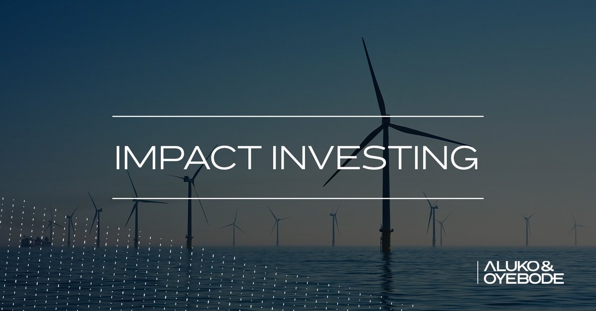 Aluko_Oyebode's tweet photo. #Quickfacts about #ImpactInvesting: 🪙🌍
1⃣ Impact investing refers to #investments made into companies to generate social/environmental impact with #financialreturn.
2⃣ Typical sectors targeted by impact investors are #financialtechnology, #agriculture, #renewableenergy, (1/3) https://t.co/uP839UlpOq