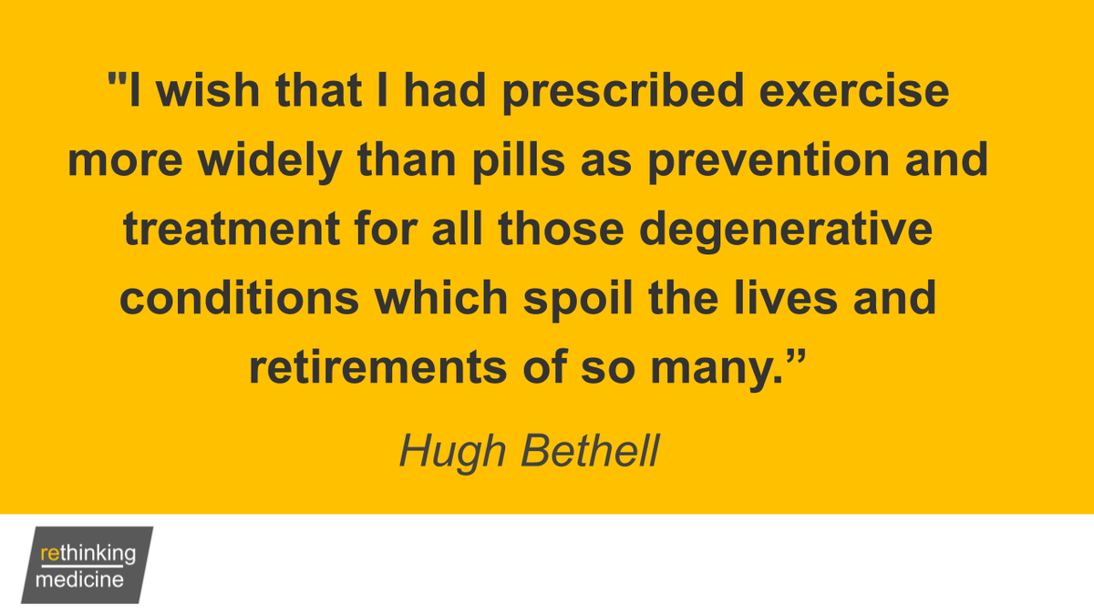 In this week's blog, Hugh Bethell <a href="/BritSocLM/">British Society of Lifestyle Medicine</a> discusses the power of exercise to heal and prevent a multitude of conditions: rethinkingmedicine.org.uk/2020/07/30/exe…

Check out the rest of our blogs on the #RethinkingMedicine website.