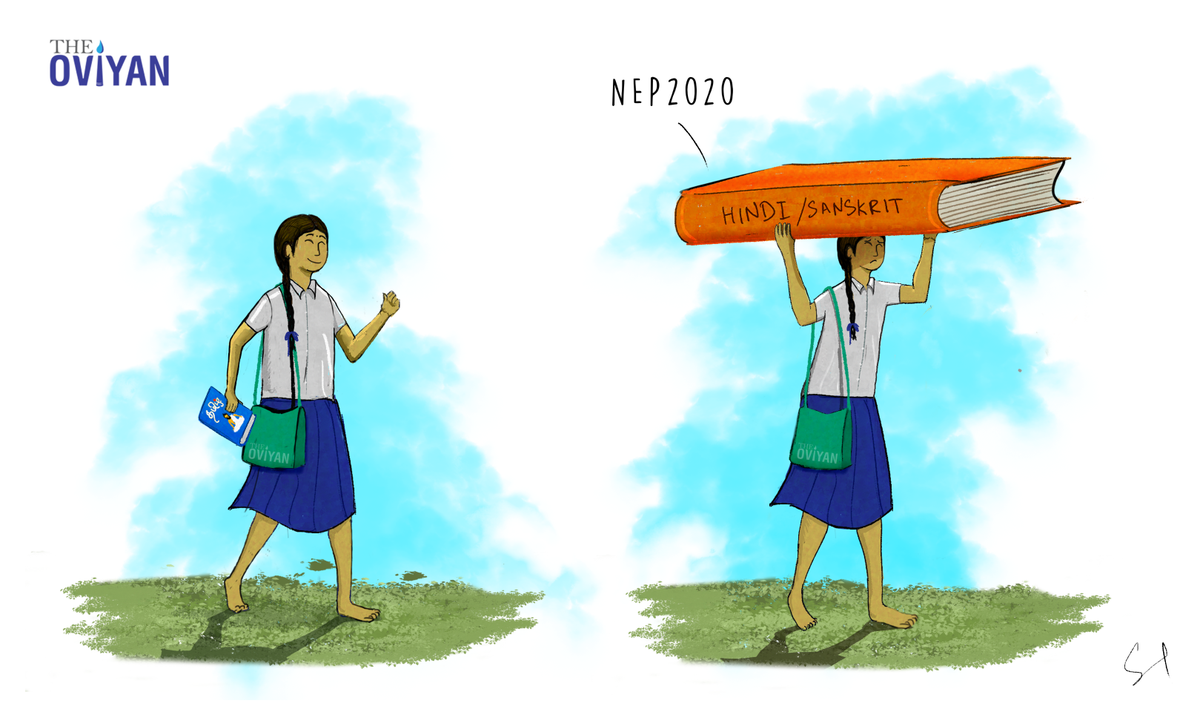 TheOviyan's tweet photo. @lakshmananc @lakshmananc
Here is my take on the New Educational Policy.   #NEP2020 #TNRejectsNEP https://t.co/LRgxLyvb1H