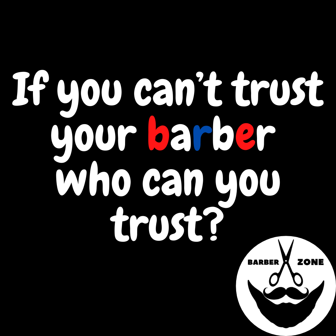 BarberZone2's tweet photo. If you can’t trust your barber who can you trust? 😅
#BZ #BarberZone #barbershop 💈 #hairstyle #FolloForFolloBack https://t.co/XmonudednI