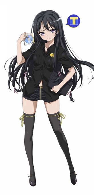 はがないの夜空。
TSUTAYAとのコラボイラスト。
企業案件なので露出は控えめにしつつお腹をチラ見せ。 