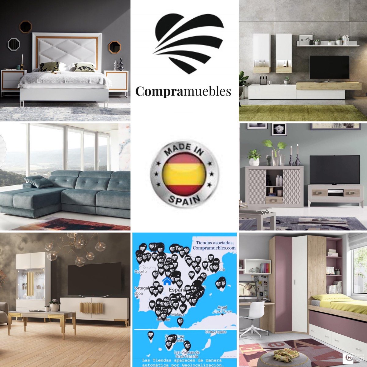 Compramuebles1's tweet photo. Somos diferentes, somos https://t.co/6puNzTqspJ Seleccionamos los mejores Fabricantes Nacionales las mejores Tiendas de muebles del País para ti #calidad #Diseño #atencion #muebles #tendencias #Compramuebles https://t.co/1ySSDPfZvF