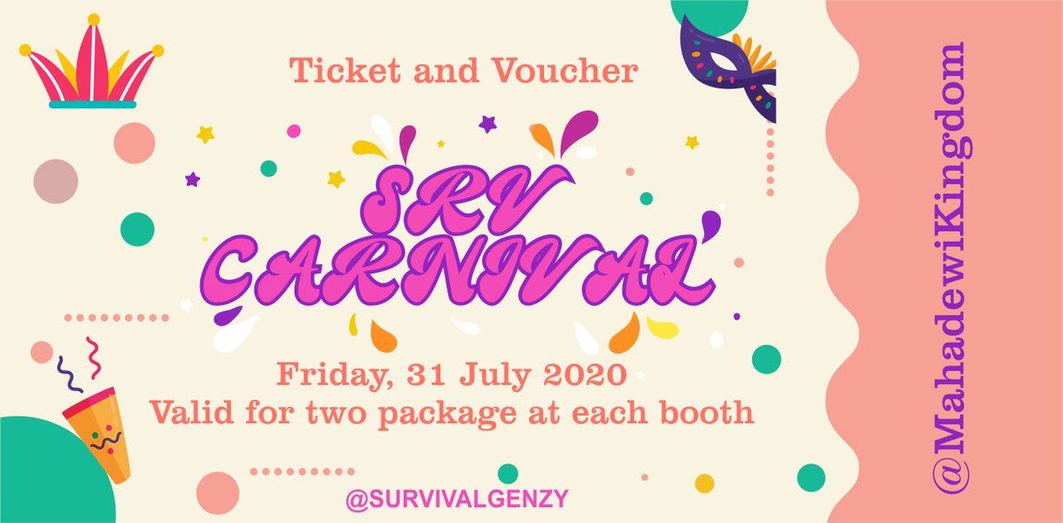 SK_VBTS's tweet photo. @MDxMALL @SK_VBTS - @SK__ROLEPLAYER - PAKET D - 15.000 - AKU BELIIN BUAT ANAK SK LAGI BIAR BISA JAJAN PAS LEBARAN - @SK__ROLEPLAYER #SRVCARNIVAL #SRVRoadTo168Days https://t.co/mQEGY5A5fX
