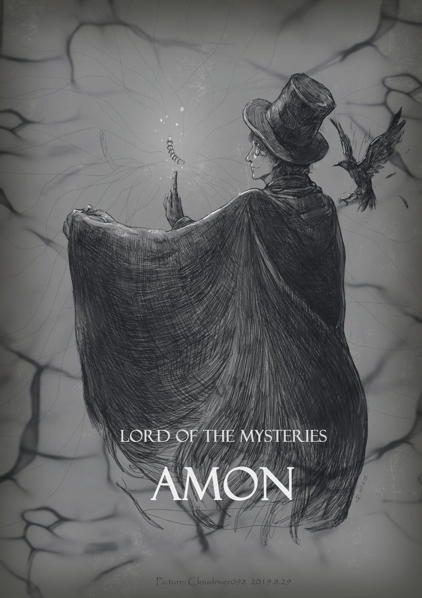 cloudriver1998's tweet photo. #LordOfTheMysteries #诡秘之主 #amon #阿蒙
《阿蒙的肖像Ⅰ 》A portrait of Amon Ⅰ
On the similarity between Amon and Corvidae. 
Date: 2019-8-29
Tools: iPad Pro + Procreate
（给画搬家1/35） https://t.co/HJQUuRbEV8