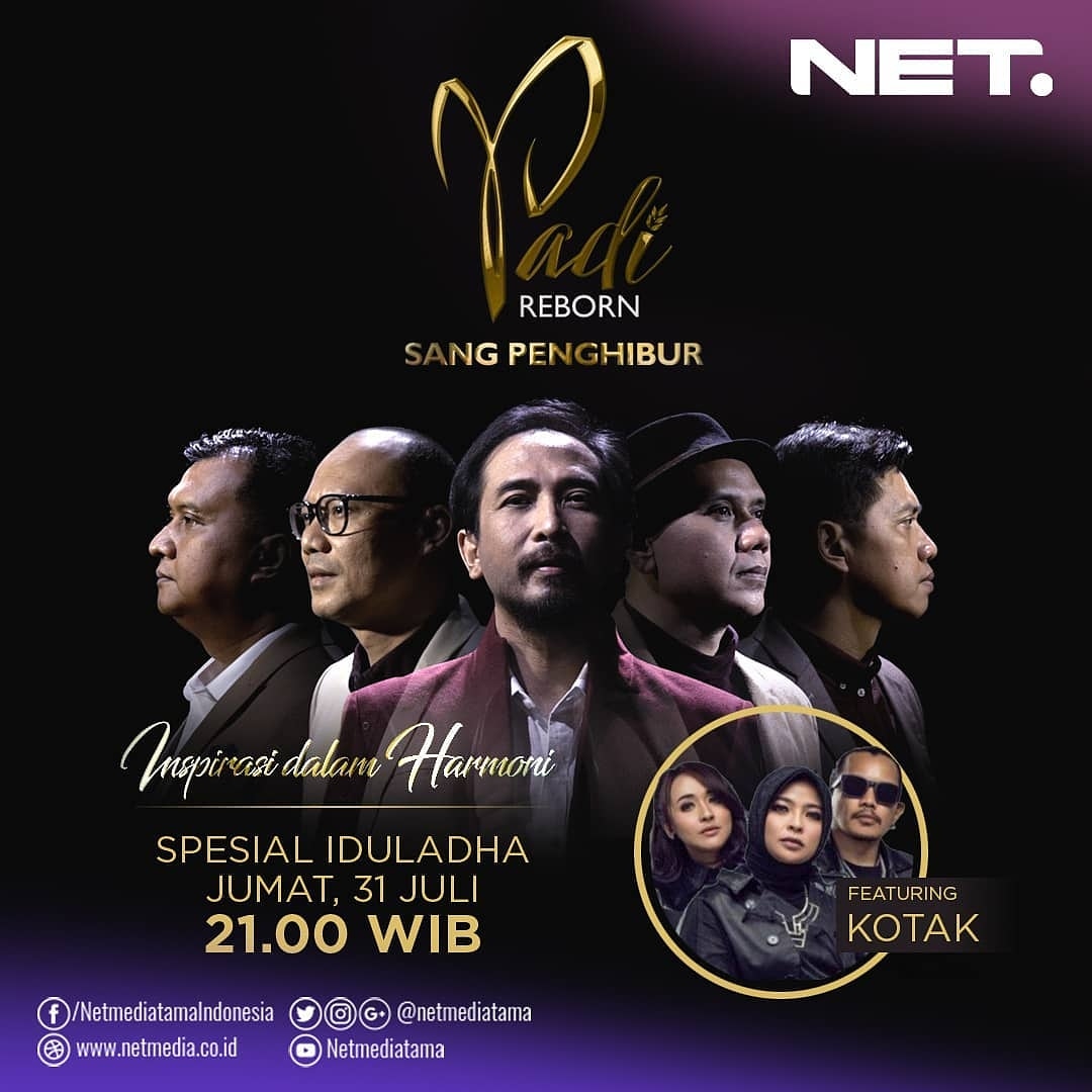 kotakband_'s tweet image. RT @SobatPadiID: Malam ini bakal spesial kedatangan @kotakband_ di Padi Reborn Sang Penghibur!

Tonton aksinya di @netmediatama malam ini pkl 21.00 WIB

#padireborn #SangPenghibur #Netmediatama