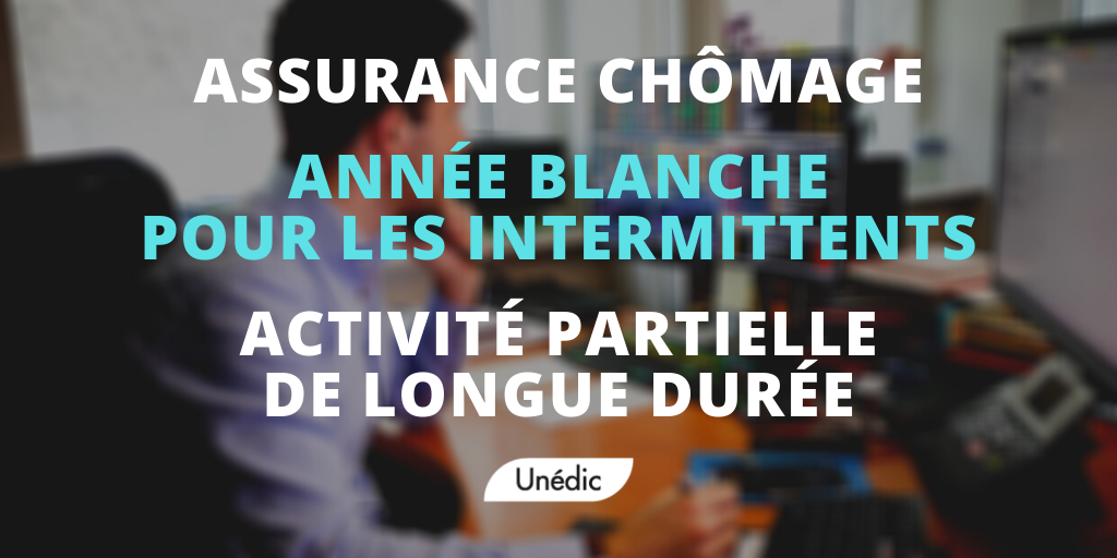 unedic's tweet photo. #COVID19 | Report de certaines règles d’#AssuranceChômage au 1er janvier 2021, année blanche pour les intermittents et entrée en vigueur de l’#activitépartielle de longue durée : les décrets viennent d'être publiés. Découvrez le détail de ces mesures➡️https://t.co/Y6EJBqAfFN https://t.co/UYOalvFoCf
