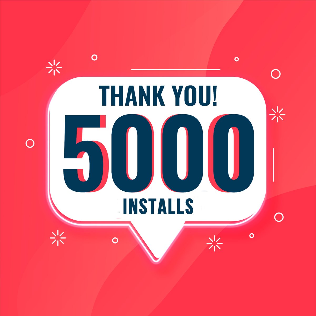 AppThe1's tweet photo. Hurraay! We have now reached 5000+ Installs on PlayStore.🎉

Thank you all for your support. Keep sharing @AppThe1 

#ThankYou #the1app #FriendshipDay https://t.co/f3xfWwRbaS
