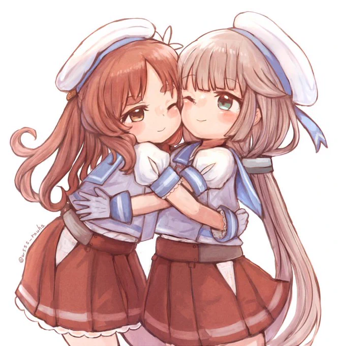 ぎゅっと御蔵型姉妹!!
御蔵ちゃんも屋代ちゃんも御蔵型は真面目かわいい!!☺️
#艦これ 