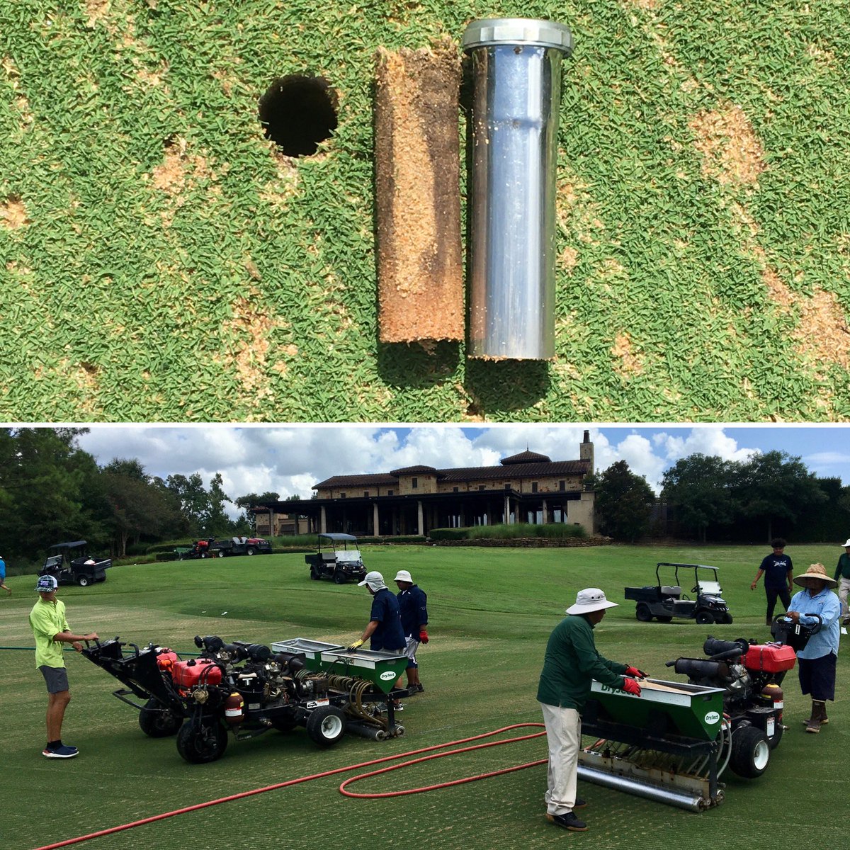 DryJect The Only Machine in the World that Aerates, Topdresses, and