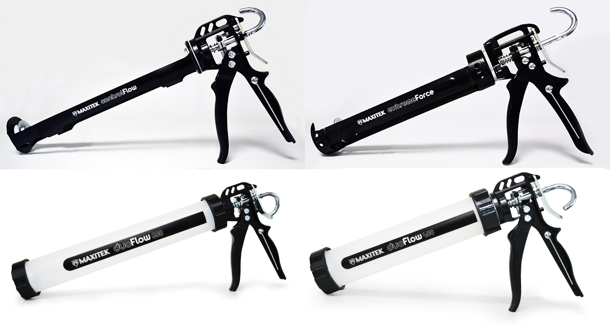 Duo Flow has been added to the Maxitek range...

⚫️ 12:1 Control Flow... the all-rounder

⚫️ 24:1 Extreme Force... for thicker materials

⚫️ 12:1 Duo Flow in 400ml &amp; 600ml... unique design for foil packs AND standard cartridges.

Available at <a href="/protradeuk/">Protrade</a> - protrade.co.uk/?s=mastic+gun+…