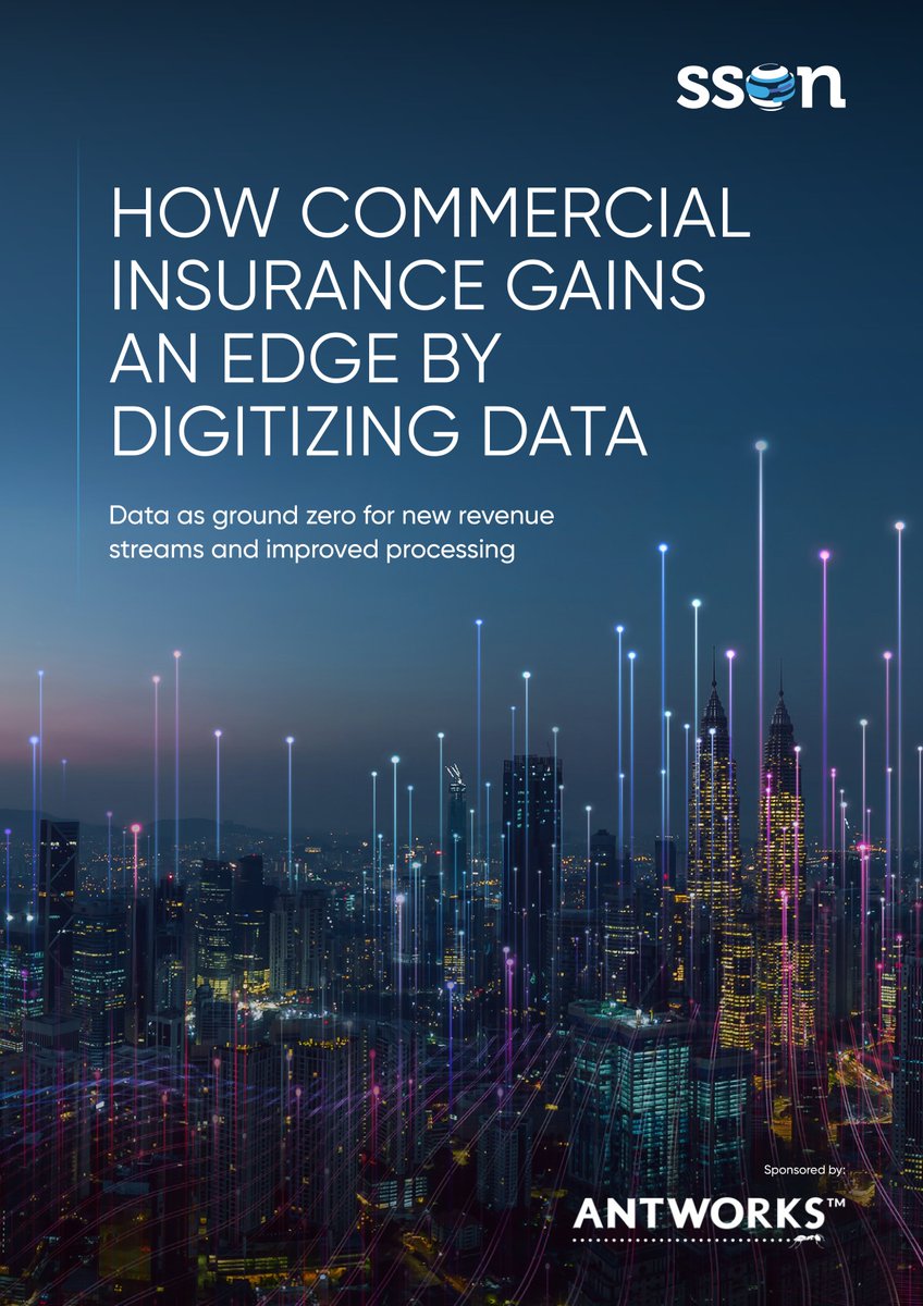 Discover how a proactive strategy that prioritises data digitisation is the key to success in today’s competitive commercial insurance market. Download your copy of our <a href="/ssonetwork/">SSON</a> Commercial Insurance report now: bit.ly/3k0oveQ #Insurance #Digitisation