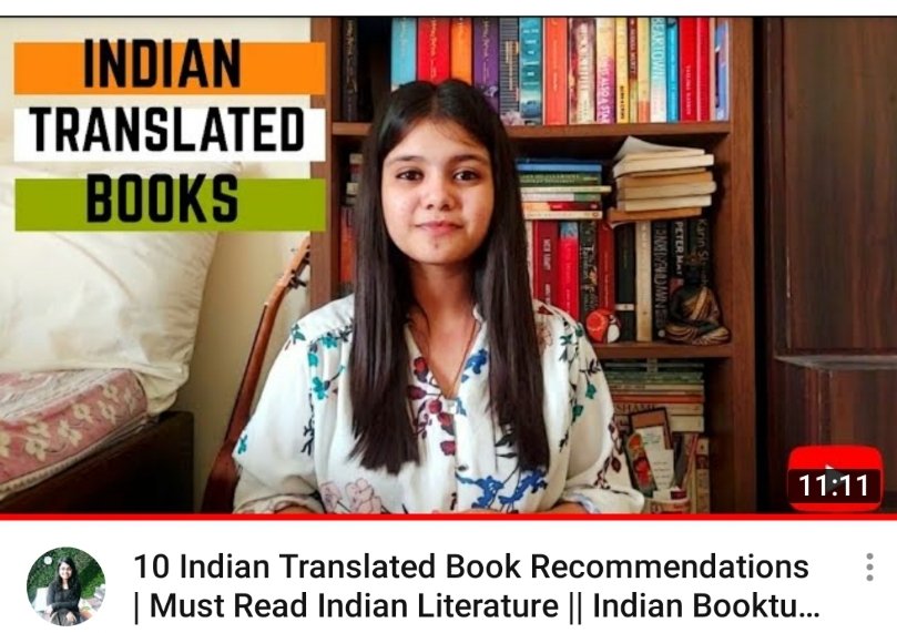 *new video*
Indian Translated Book Recommendations -
youtu.be/e95mxRAYpZ4
#booktube #translatedbooks #IndianLiterature #India #booktuber