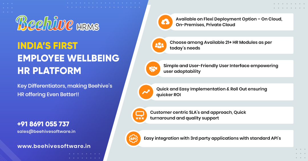 beehivehcm's tweet photo. India's First Employee Wellbeing #HR Platform
Key differentiators making #Beehive's HR offering even better
.
Visit today: https://t.co/q5snQ54cZS
.
#BeehiveHCM #Beehivesoftware #HRMS #HRMSsoftware #Beehive #HumanResource #workfromhome #HRsoftware #HRsoftwareIndia https://t.co/jg9nIFsvWo