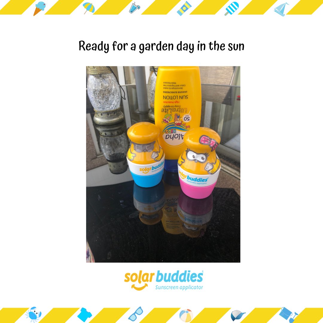 solar_buddies's tweet photo. Sun is shinning and these little buddies are definitely needed π₯°
#solarbuddies #sunsafe #sunscreenapplicator #summer #Staycation2020 https://t.co/d3soNNKe3R