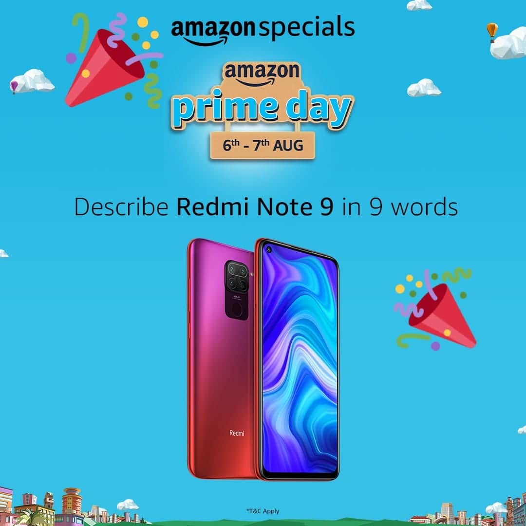 iAmMissifrah's tweet photo. @amazonIN High Performance💪, Long Battery Backup🎮 Premium 👌 Smart👻 Redmi 📲 Note 9.😍😍😍
 #PrimeDay #AmazonSpecials @amazonIN https://t.co/WcN5GI6qTL