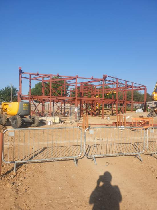 JCCEngineering's tweet photo. Great progress made at Southend on Sea Care Home this week. Approx. 60t of steelwork delivered and erected #steelwork #carehomes #primerpainted #steelworkfabricaton #jccengineering https://t.co/YjKBvM55gI