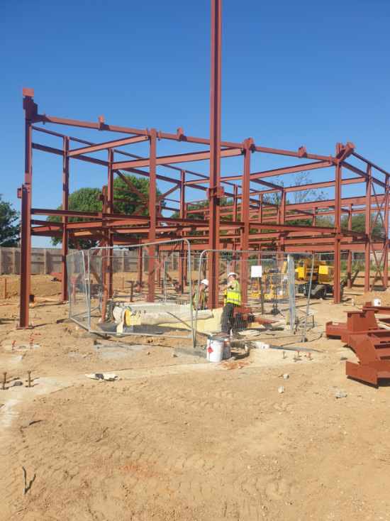 JCCEngineering's tweet photo. Great progress made at Southend on Sea Care Home this week. Approx. 60t of steelwork delivered and erected #steelwork #carehomes #primerpainted #steelworkfabricaton #jccengineering https://t.co/YjKBvM55gI
