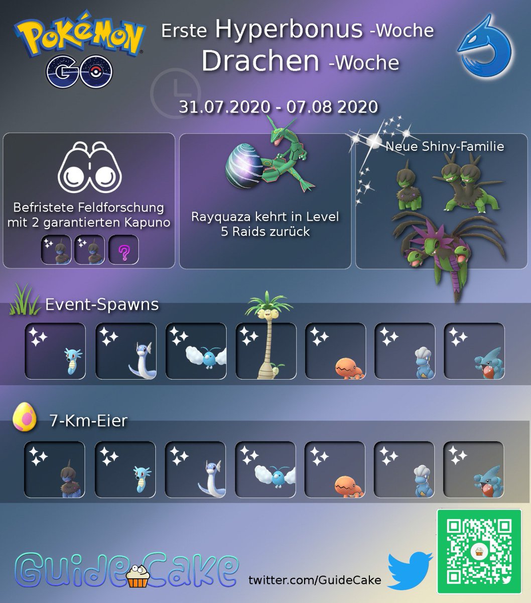 GuideCake's tweet image. 🧁🧁🧁🧁🧁🧁🧁🧁🧁🧁🧁🧁
Heute beginnt die Drachen-Woche!
Viel Erfolg auf der Jagd nach Shiny-Kapuno!!
🧁🧁🧁🧁🧁🧁🧁🧁🧁🧁🧁🧁

#PokemonGoDE #ShinyCheck