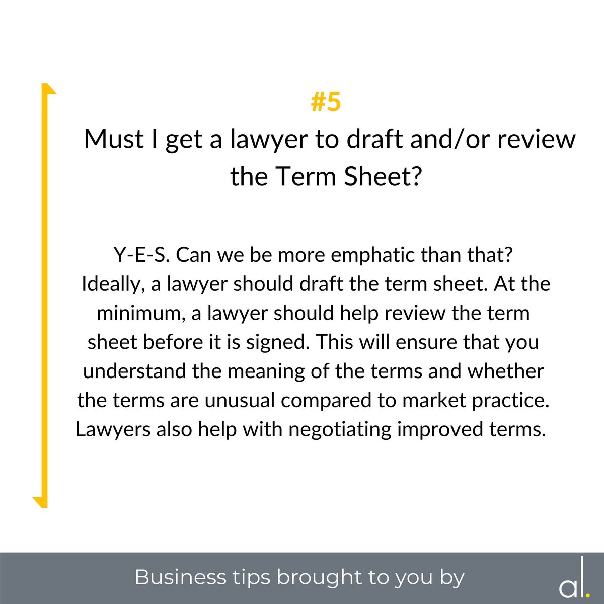 aceleralaw's tweet photo. #finance #work #startup #startupcompanies #startupbusiness #termsheet #economics #control #series #startupfunding #startupadvisory #venturecapital #vctermsheet #financing #startuplawyer #frequentlyaskedquestions #faqs #VCtermsheet #Nigeria https://t.co/sEaGESesJF