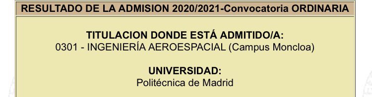lauubelda's tweet photo. Alguien Ingeniería Aeroespacial en la Politécnica???? :) #queydondeestudiar2020 https://t.co/BRwhGP7Nxu