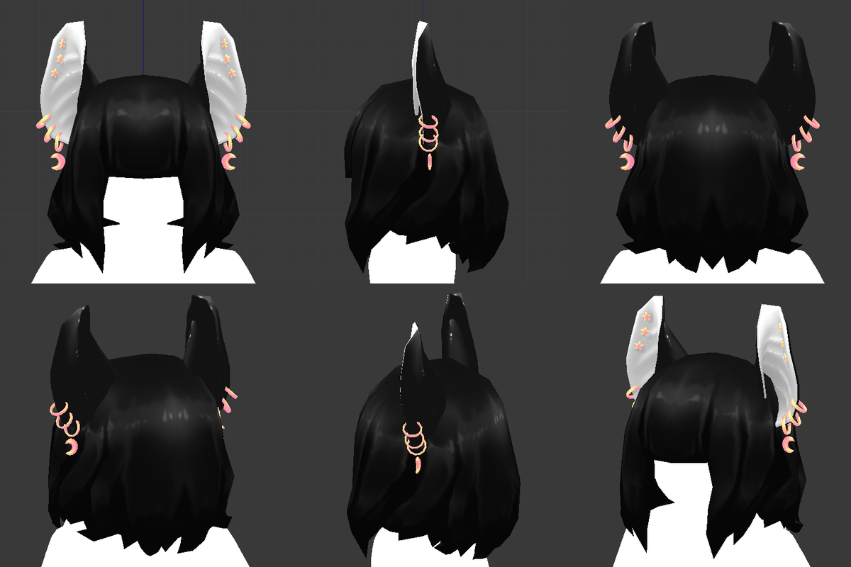 Beastinwhite On Twitter Happy Friday I Finished My Girl Hair Concept I Was Working On Last Night The Mesh Modeling Took Less Than 2 Hours To Complete Which Probably Means I M - roblox girl hair mesh
