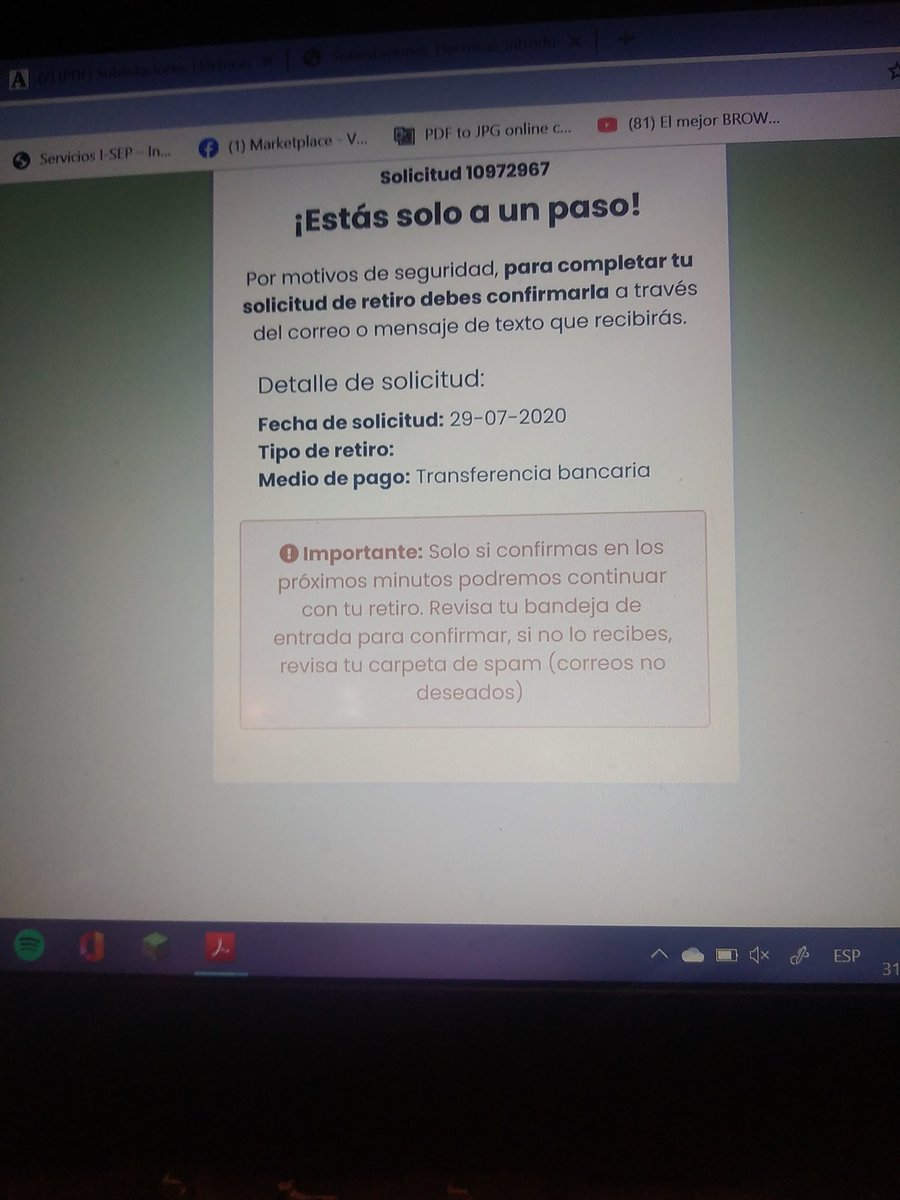 Cesar121086's tweet photo. @meganoticiascl Además dicen que enviarán un correo o mensaje de texto para que uno confirme la operación, llevo mas de 30 minutos esperando y nada, muy mal, no es un "Modelo" a seguir https://t.co/koV81wuSbe