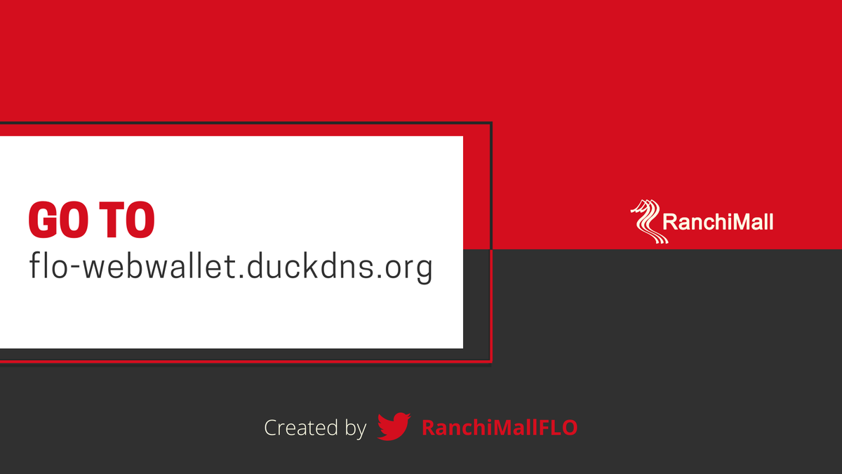 ranchimallFLO's tweet photo. Step 1:
Go to https://t.co/wvQeIk6Rx8 to access the 𝗙𝗟𝗢 𝗪𝗲𝗯 𝗪𝗮𝗹𝗹𝗲𝘁.
No need to download or install any software.
@FLOblockchain @FLOcommunity @ranchimallFLO 

#Blockchain #FLOBlockchain #FLO #WebWallet #cryptowallet #FloID #blockchaintechnology #cryptocurrency https://t.co/1nmMCwgx2z