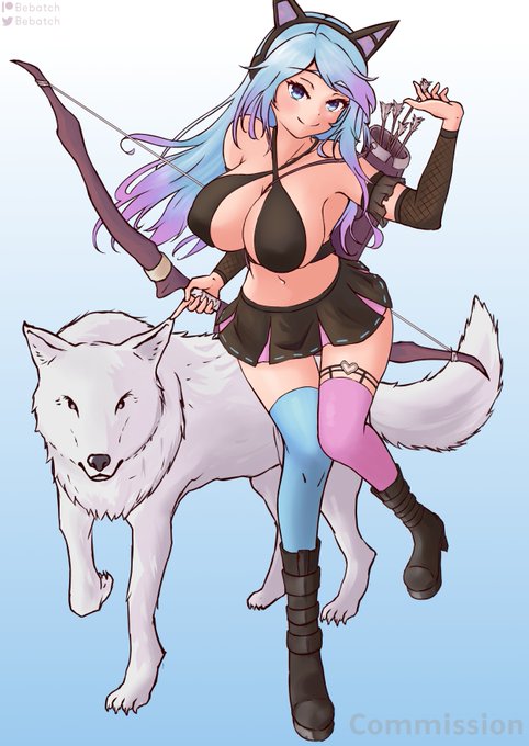 I'm excited to finally share this commission for @Turechthion
Please enjoy these 3 variants~
Happy Anniversary @_Silvervale_!!

#SilvervaleFanart 