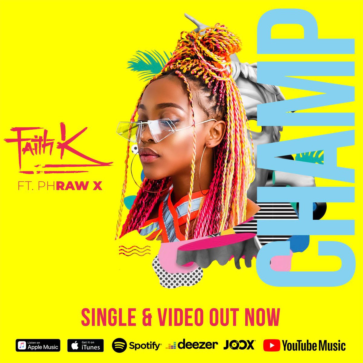 DjDimplez's tweet photo. THE BIGGEST SHOUT OUT TO @TheeFaithK FOR HER OFFICIAL RELEASE FOR THIS SMASH FT @pH_rawX. PLEASE ADD TO YOUR PLAYLIST. Available on all digital platforms https://t.co/h7fMqmgLp0. π₯π₯π₯π₯ #FaithKChamp https://t.co/sLQBUh6PUC