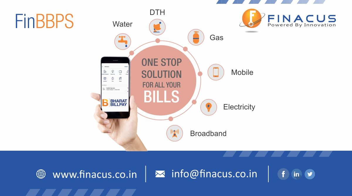 FinacusTech's tweet photo. Bharat Bill Payment System is a RBI conceptualised system driven by National Payments Corporation of India (NPCI). Bharat Bill Payment has multiple modes of payment and provides instant confirmation of payment via an SMS or receipt.  
#Finacus #FinacusSolutions #NPCI #BBPS https://t.co/rOM89K5jEr
