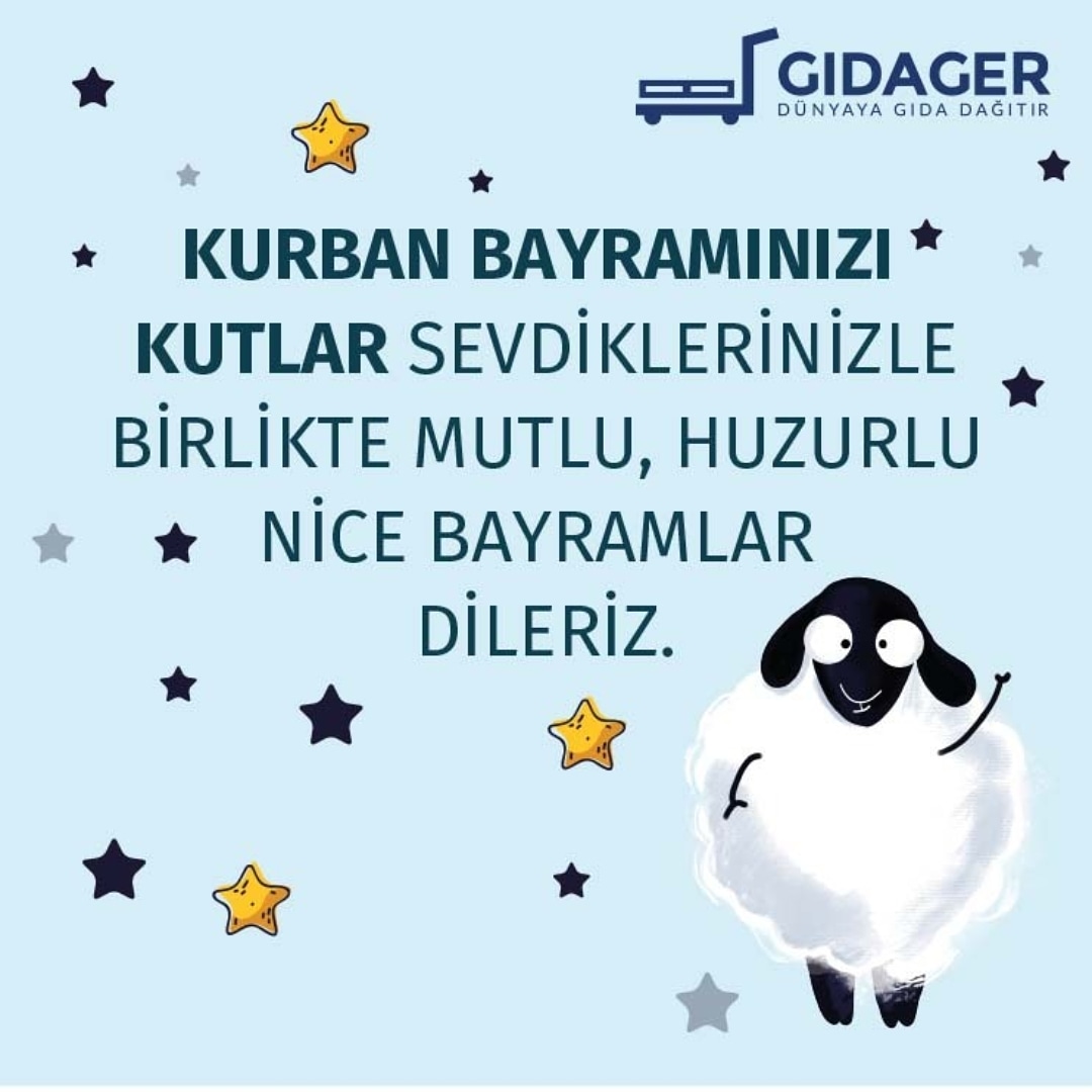 Gıdager ailesi olarak kurban Bayramınızı kutlar sevdiklerinizle birlikte mutlu, huzurlu, nice bayramlar dileriz.
.
.
.
.
.
.
#kurbanbayramınızmübarekolsun   #kurbanbayramı #bayram #şeker #bayramevdedekutlanır #bayramindirimi #alışveriş #gidager #gidagercom #indirimliürünler