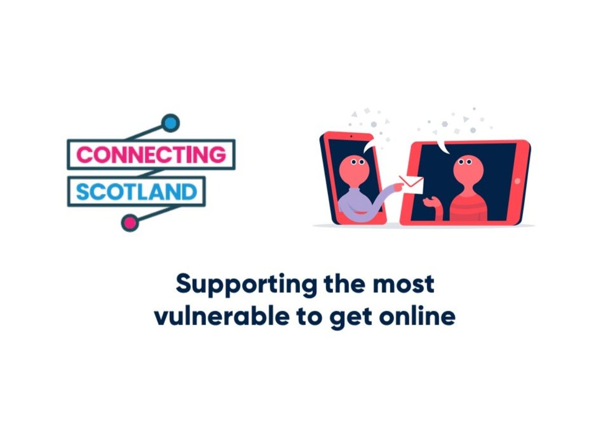 We are delighted to be part of #ConnectingScotland helping vulnerable people in #Clydesdale #SouthLanarkshire get connected