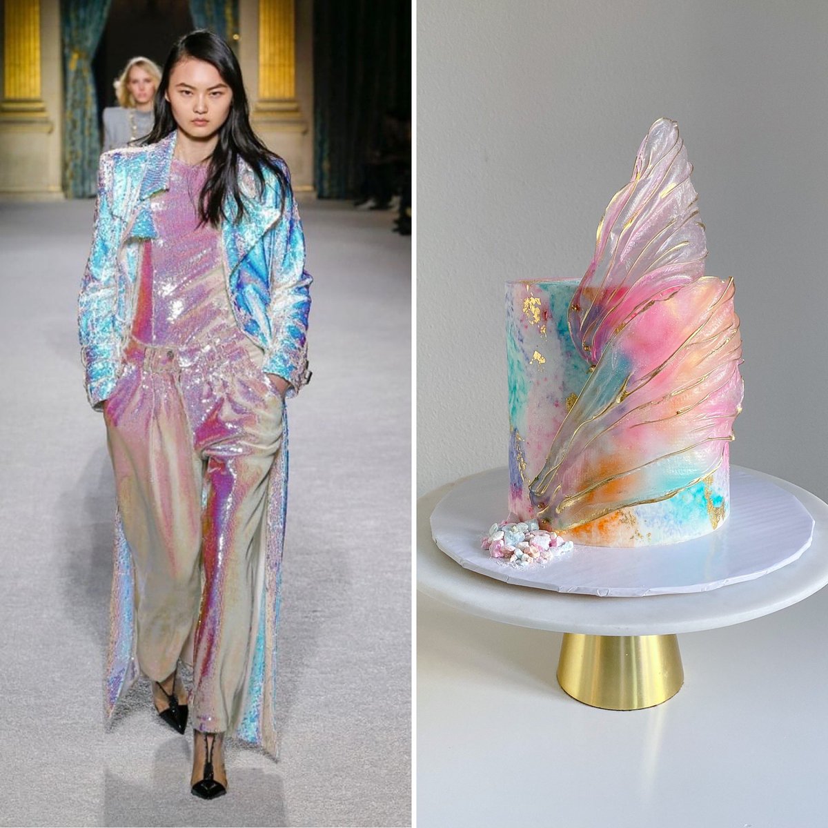 When fashion gets translated into cake. 💖

Happy Birthday <a href="/EricaJoy/">joy baker</a>  🦄

#fashiongoals #cakemethere #cake