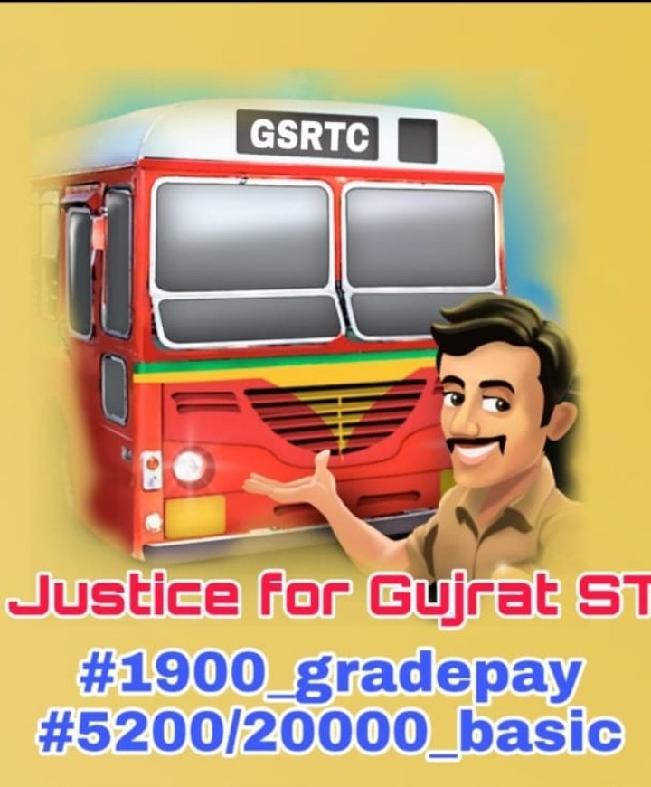 SammaKalubhai's tweet photo. #1900GradePay_GSRTC https://t.co/BUC2VyywAx