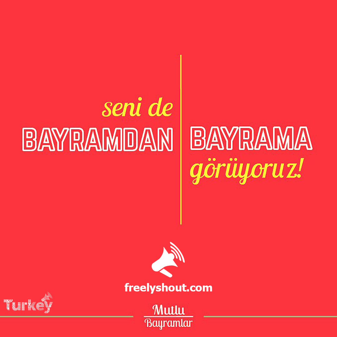 freelyshout's tweet photo. Kurban bayramınız mübarek olsun.
Sevdiklerinizle nice bayramlara...

#Freelyshout #ÖzgürceHaykır #iyibayramlar
https://t.co/4zy2y0G6Dg

Ekranı sağa kaydırarak ya da resimlerin sağ kenarında yer alan ok simgesine tıklayarak diğer bayram içerikli resimlerimizi inceleyebilirsiniz. https://t.co/sCP5J3rba6