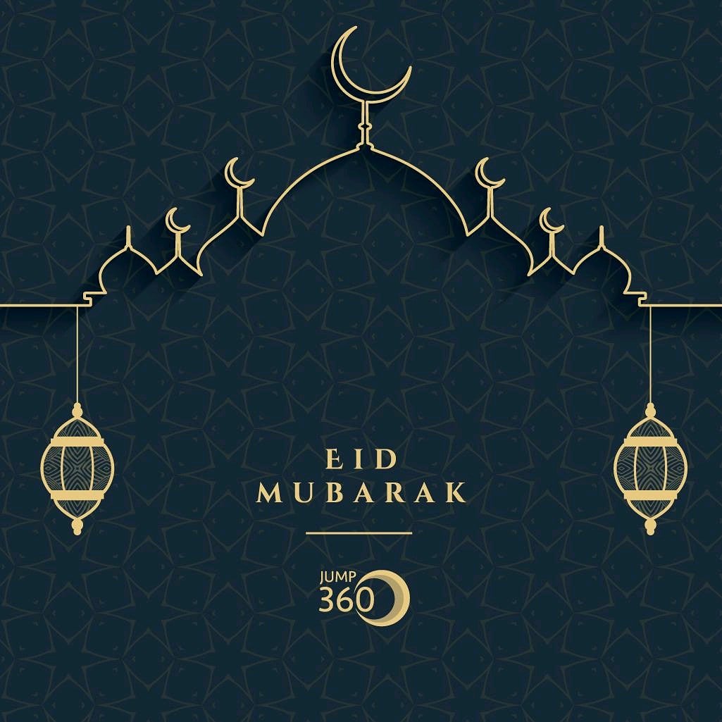 Jump3602's tweet photo. May the guidance &amp; blessings of Allah be with your &amp; your family. EID MUBARAK! from Jump360 Family.

#jump360 #eidmubarak  #eid2020 #festival https://t.co/u7VErDlZKD