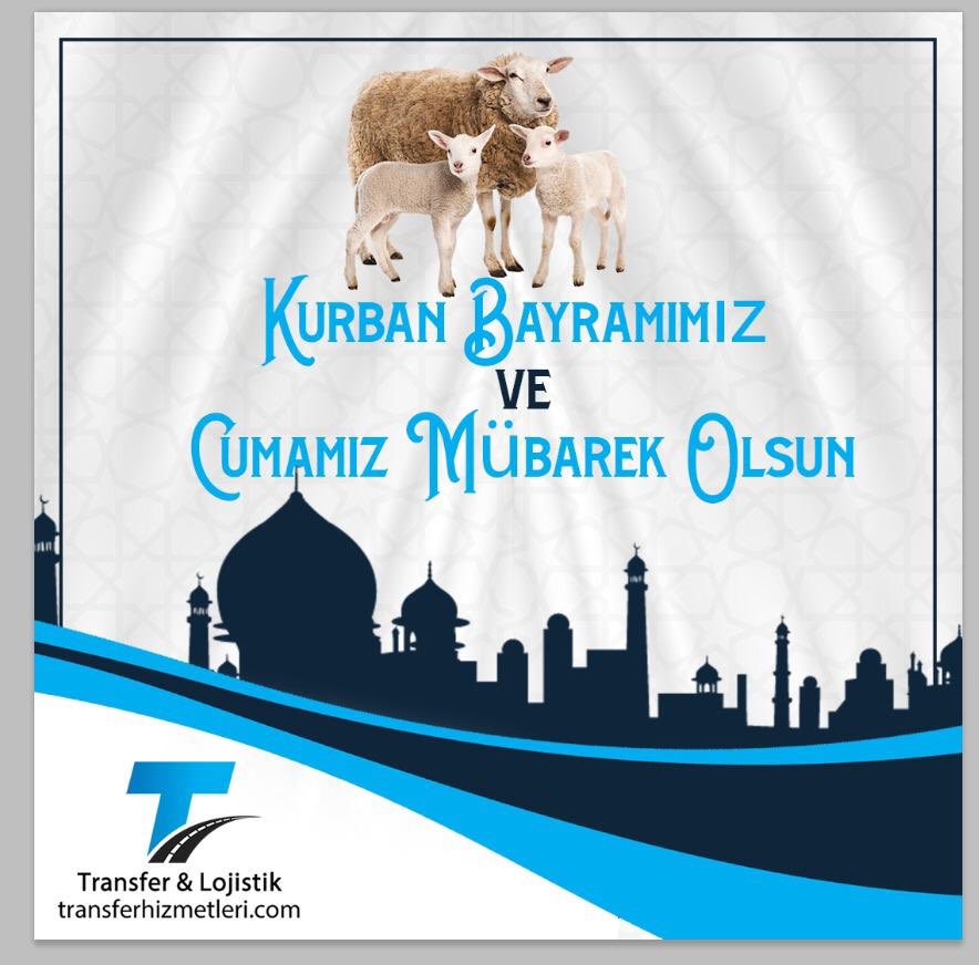 trnsfrhzmtlrcom's tweet photo. Sevincini tüm gönüllerde yaşayacağımız, sağlık ve huzur içerisinde bir bayram temennisiyle başta ülkemiz olmak üzere tüm İslam âleminin #KurbanBayramı mübarek olsun. #transferhizmetlericom #transferhizmetleri #turkiyenintransferi #turkiyeninlojistiği #kurbanbayramı https://t.co/rr4yMEijL3