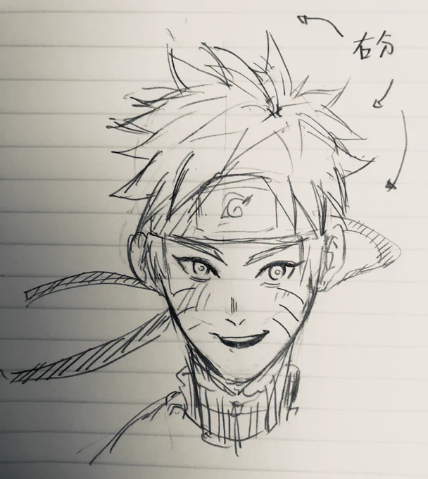 鸣人的头 