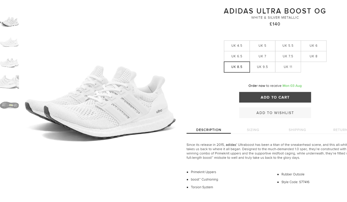 end clothing ultra boost