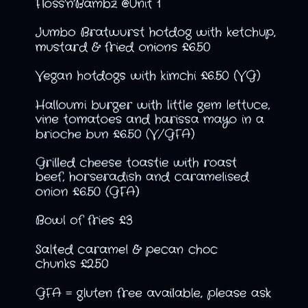 Unit1H's tweet image. This weekend’s menu looks awesome from the pop up kitchen Floss n Bambz - something for everyone! #unit1 #hythe #kent #micropub #pub #bar #beer #ale #craftbeer #food #drinks #vegan #vegetarian #streetfood #dogfriendly #supportlocal