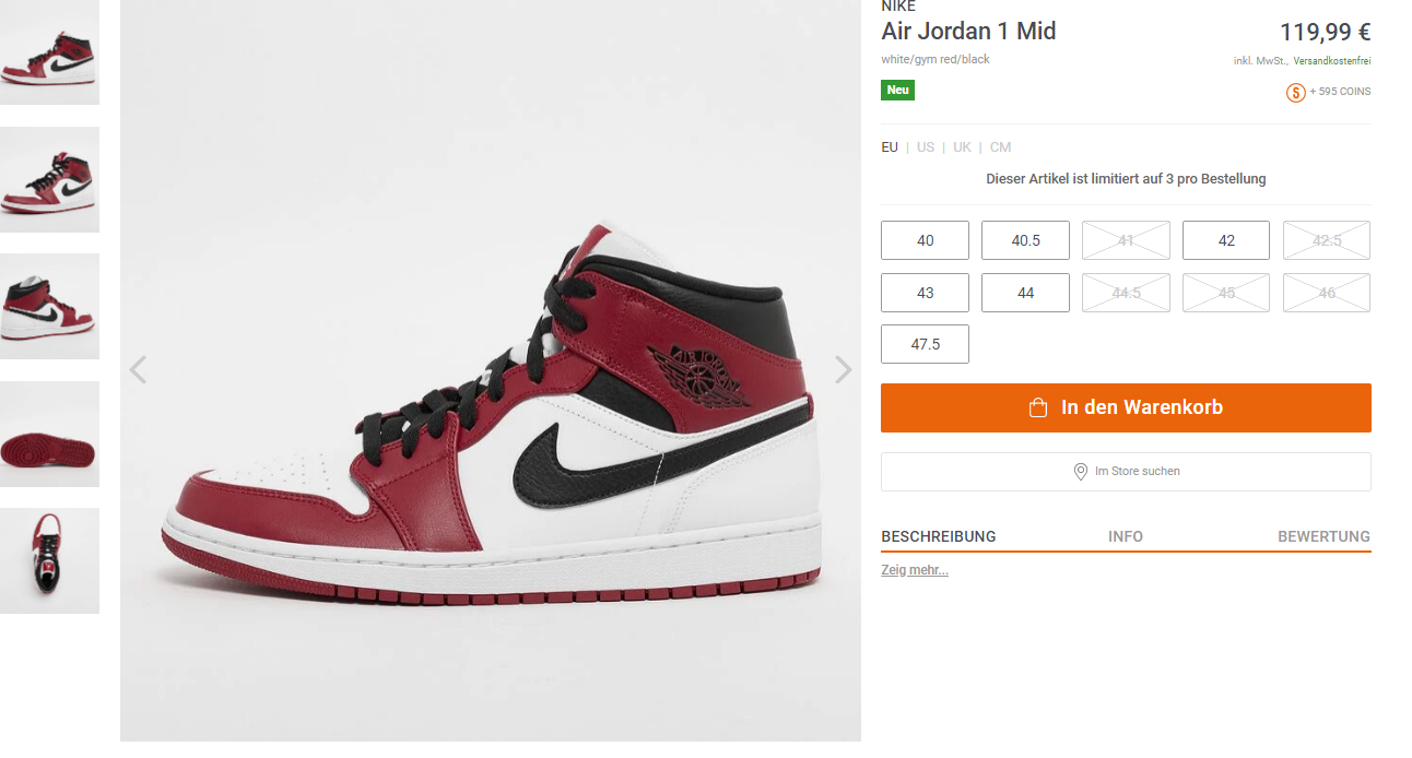 snipes jordan restock