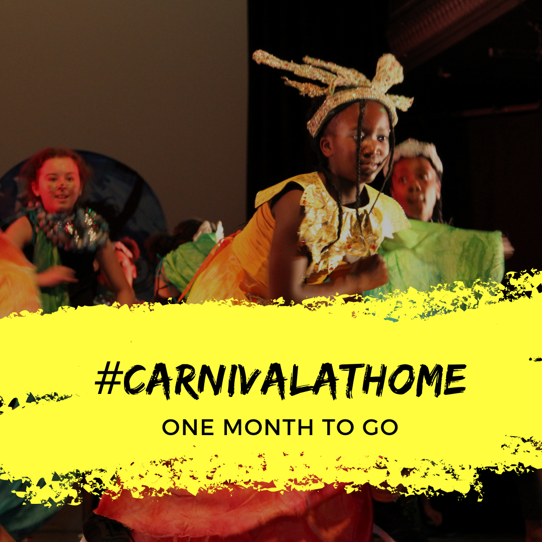 RJCDance's tweet photo. EXCITING NEWS ALERT : Our official #countdowntocarnival is on. Just one month to go until we kick off our #carnivalathome celebrations. Dig out your costumes, book in some Socacise, and stay tuned for more announcements about what we have in store... https://t.co/WLZHCUiUFK