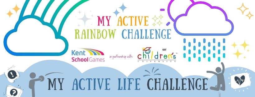 KentSchoolGames's tweet photo. For #KentFunFriday download the #MyActiveRainbow and #MyActiveLife document today, suitable for all primary and secondary aged pupils! Win fantastic #KSG Medals & participate as a family!
To start the challenge visit below:
https://t.co/hOpivVNNGv
https://t.co/gmdvPATwFt https://t.co/dDykVLPejA